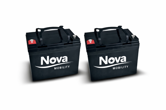 Scootmobiel Accu 12V – 35Ah AGM (2 Stuks)