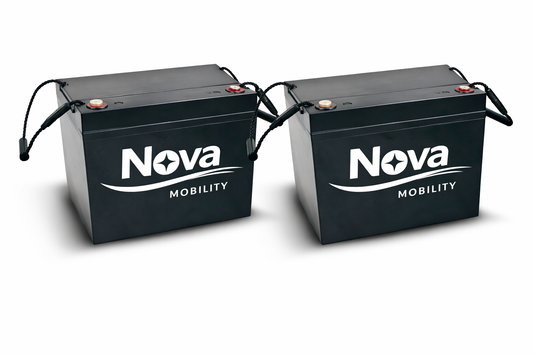 Scootmobiel Accu 12V – 75Ah AGM (2 Stuks)